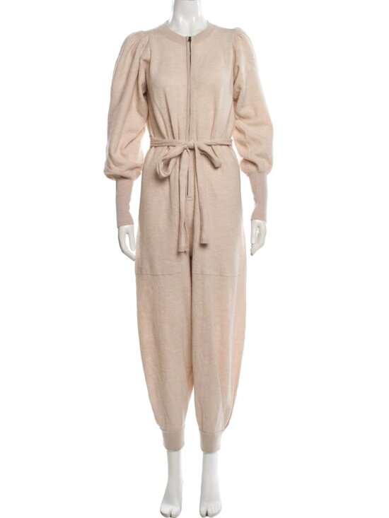 Ulla Johnson- Merino Wool Crew Neck Jumpsuit - Size M - org. $475